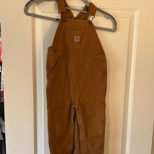 Carhartt Tan Bib Overalls